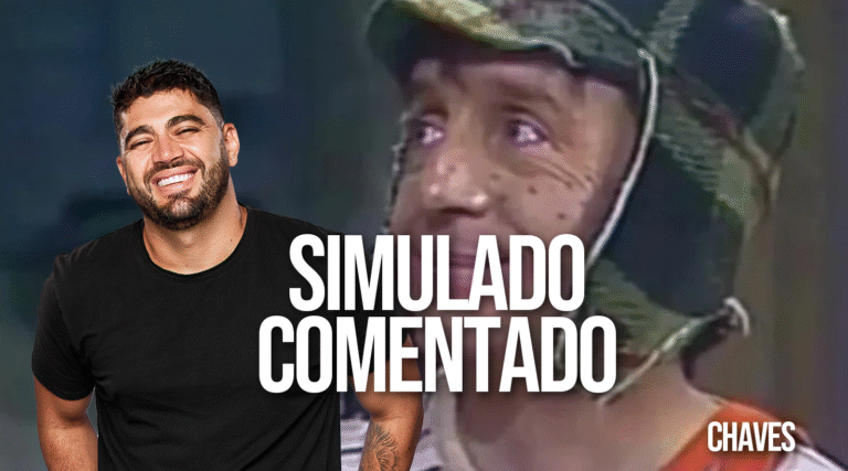 Simulado temático com Questões de Português – chaves