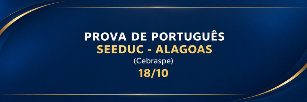 Prova de portuguÊs – seeduc-alagoas